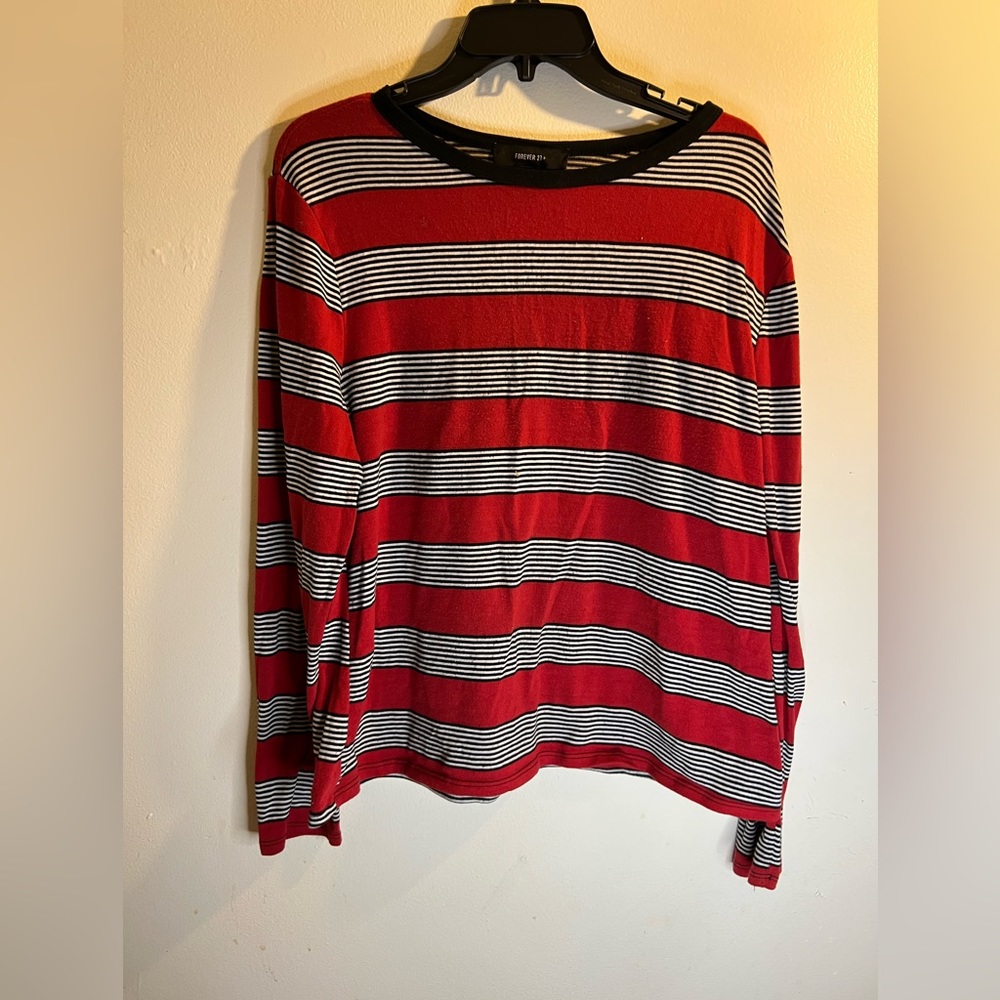 Forever 21+ striped long sleeve